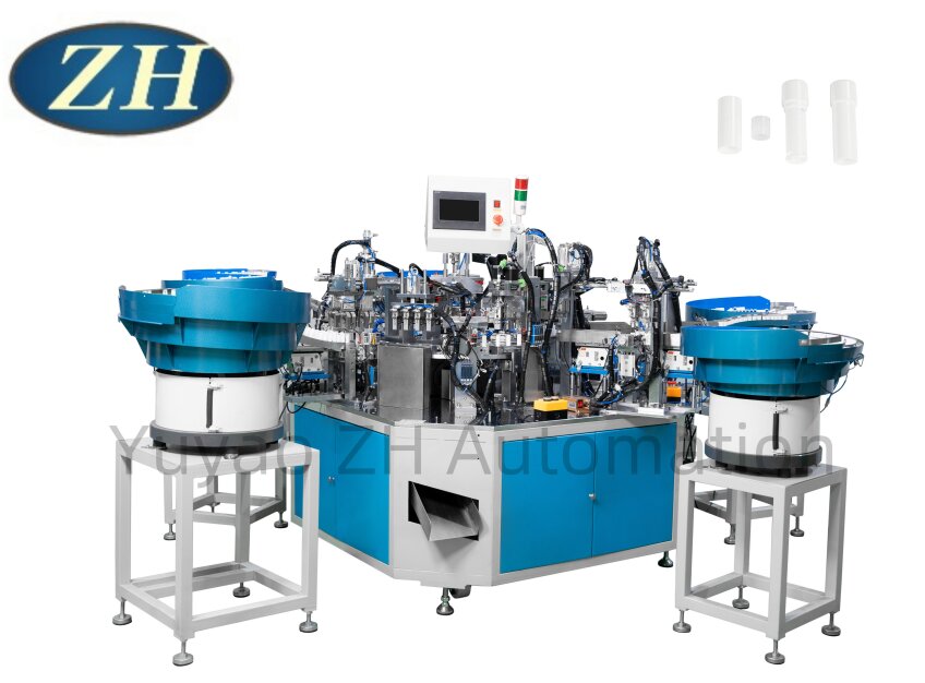 4 Pieces အတွက် နှုတ်ခမ်းနီ Tube Assembly Machine သည် စွမ်းဆောင်ရည်မြင့်မားသည်။