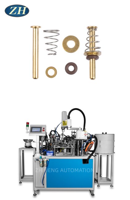 O-ring Spring Double Gasket တပ်ဆင်စက်သည် အလိုအလျောက်စနစ်၏ ဒီဂရီ မြင့်မားသည်။